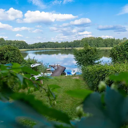Ferienhaus Zacisze Rostken, Wypoczynek Na Mazurach, Dom Caloroczny Z Prywatna Plaza